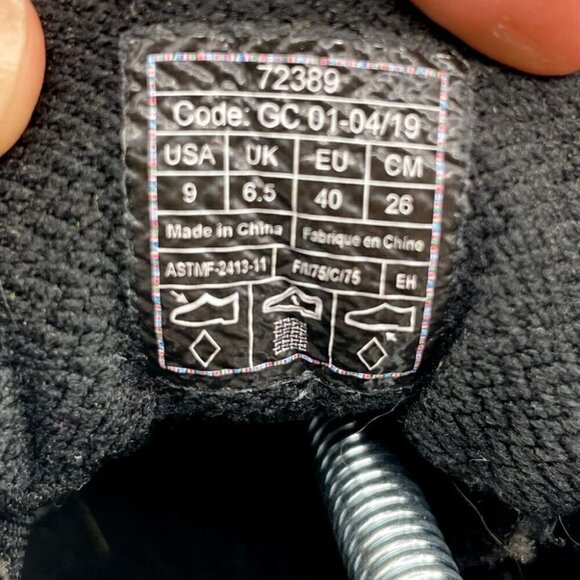 Ace Boots Women's Aster Slip Resistant Athletic Shoes - Alloy Toe - Black Size 9 - Picture 11 of 13